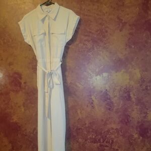 Nine West Cream Jumpsuit